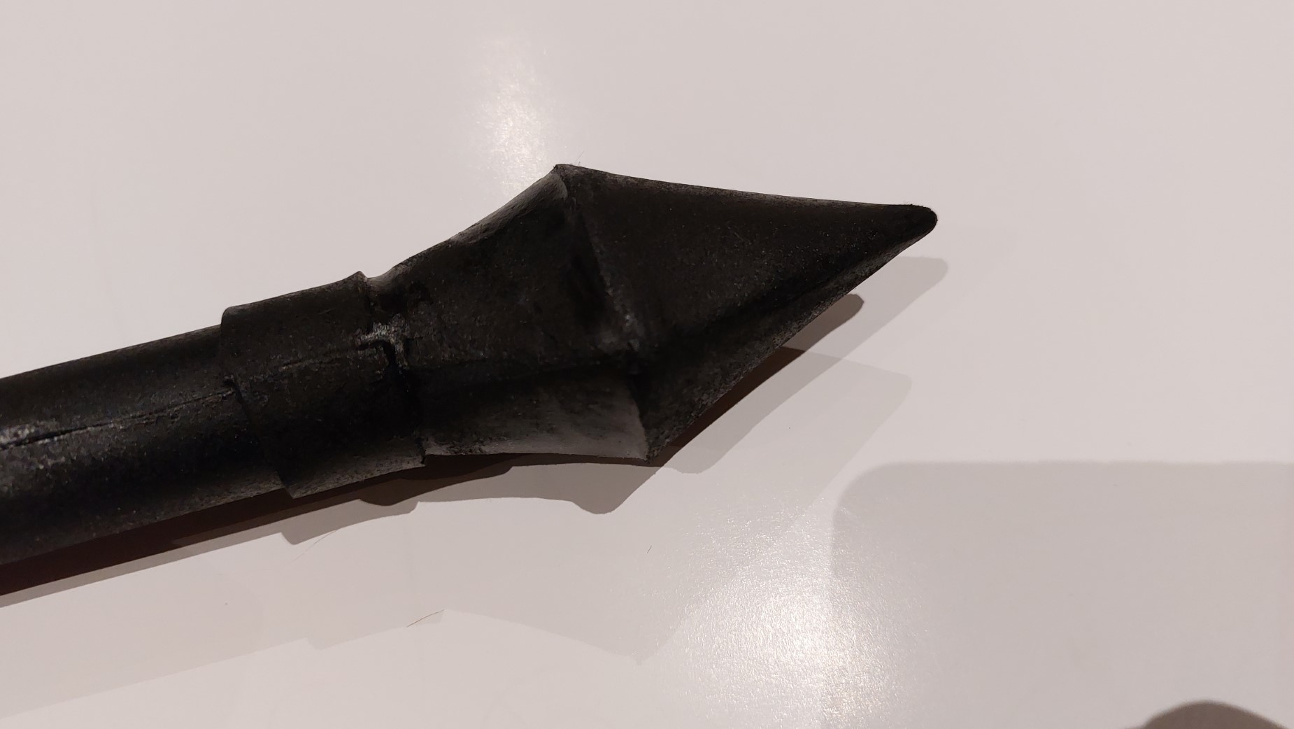 Primed end of the axe