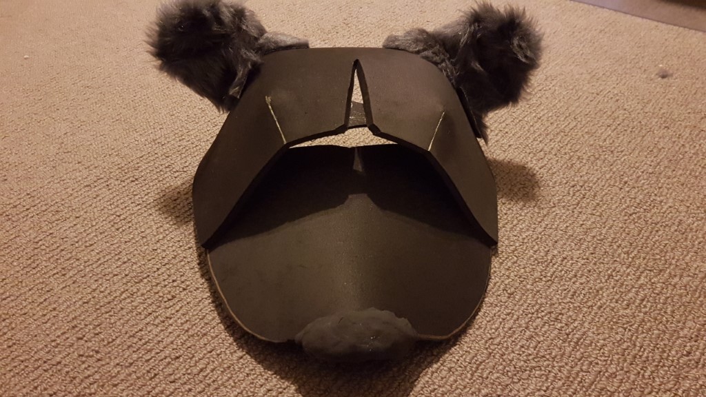 Furry ears and nose added