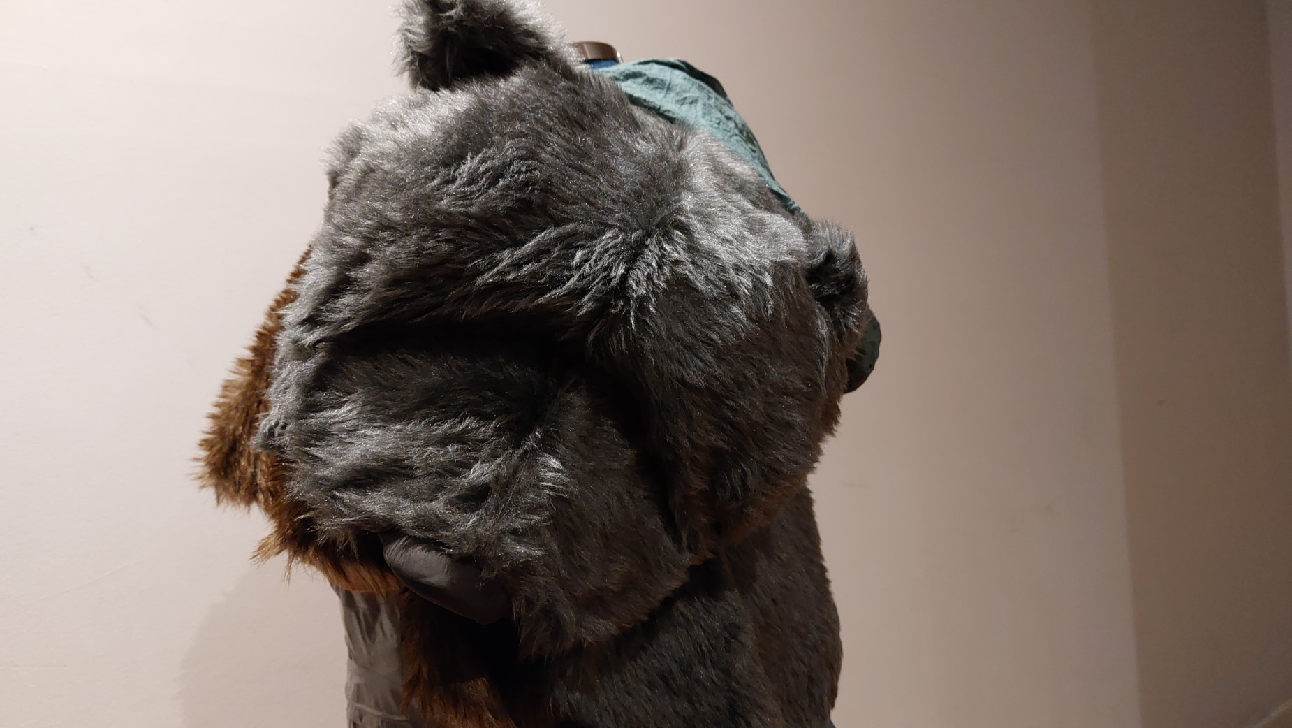 Finished bear in place