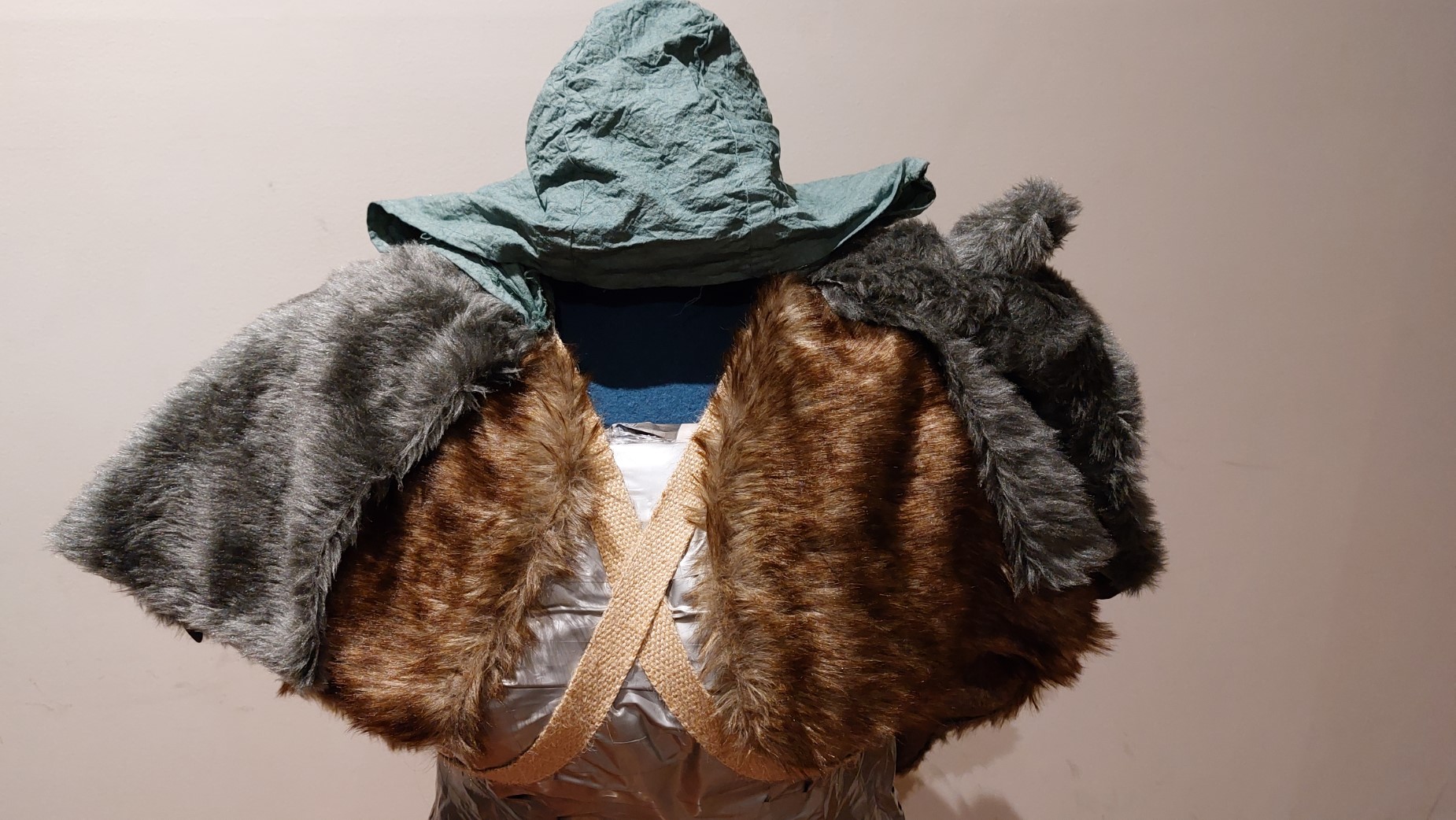 Finished cape with hood