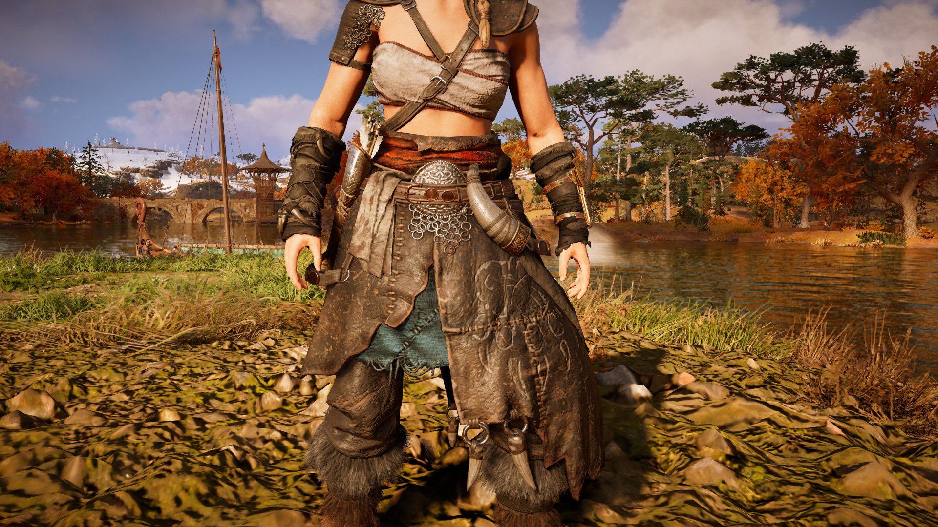 Screenshot of the skirts from the front