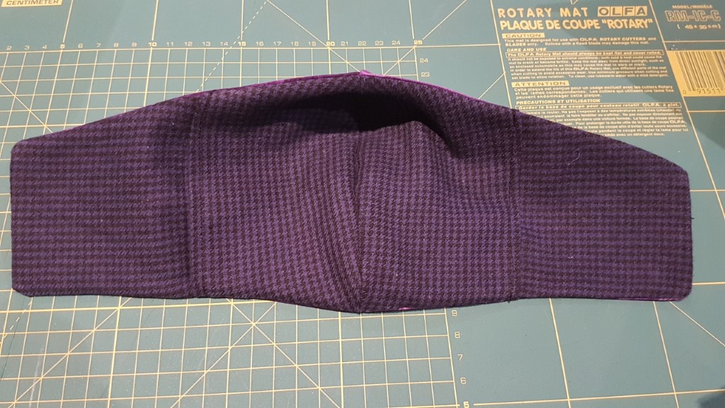 Right side of the inside showing the flaps