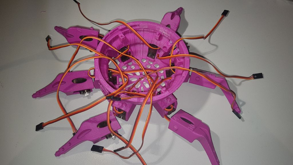Wiring the legs
