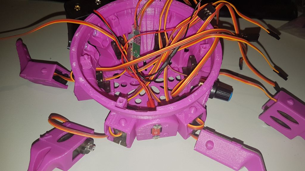 Wiring the legs