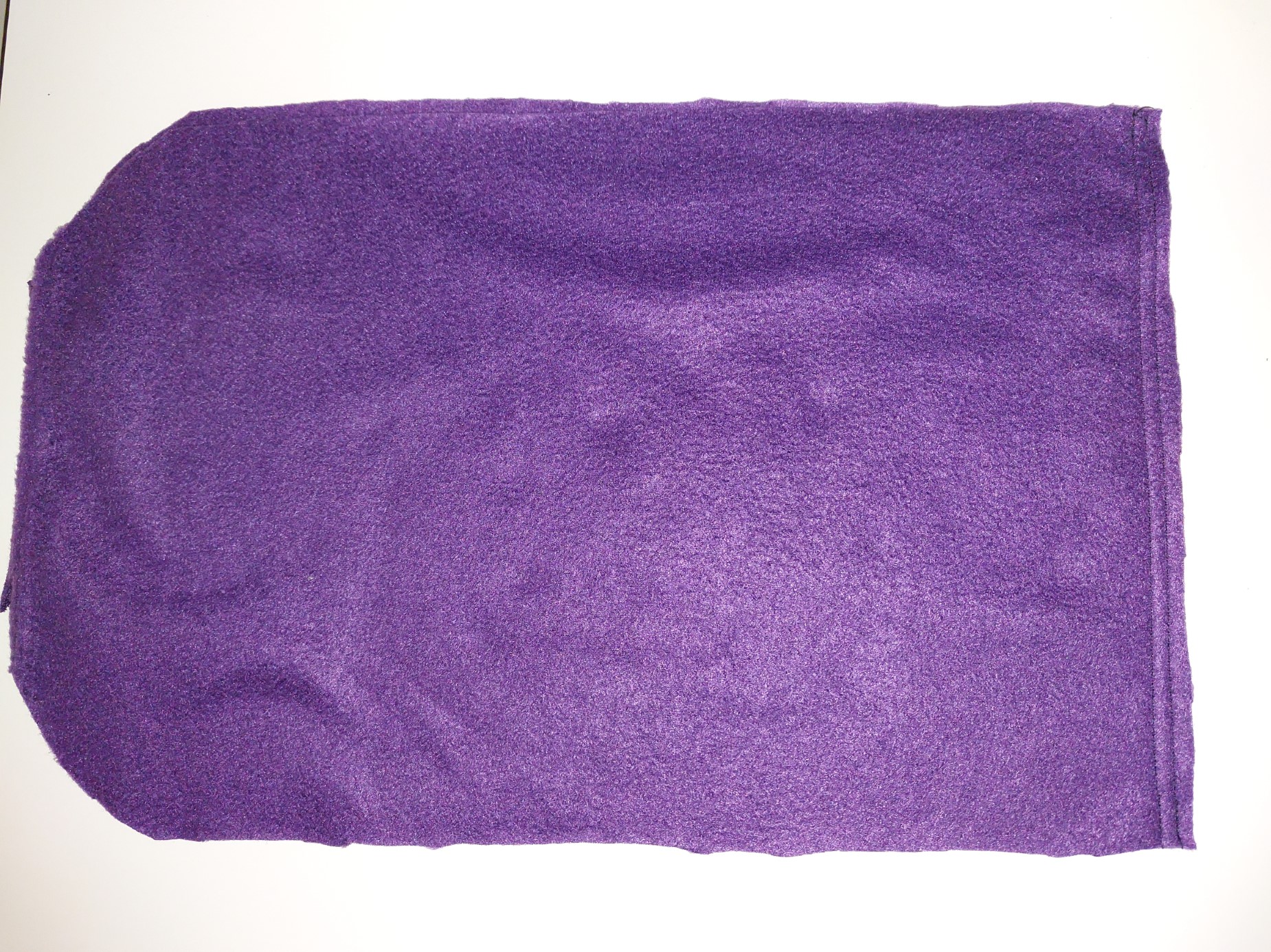 Top opening side sewn together