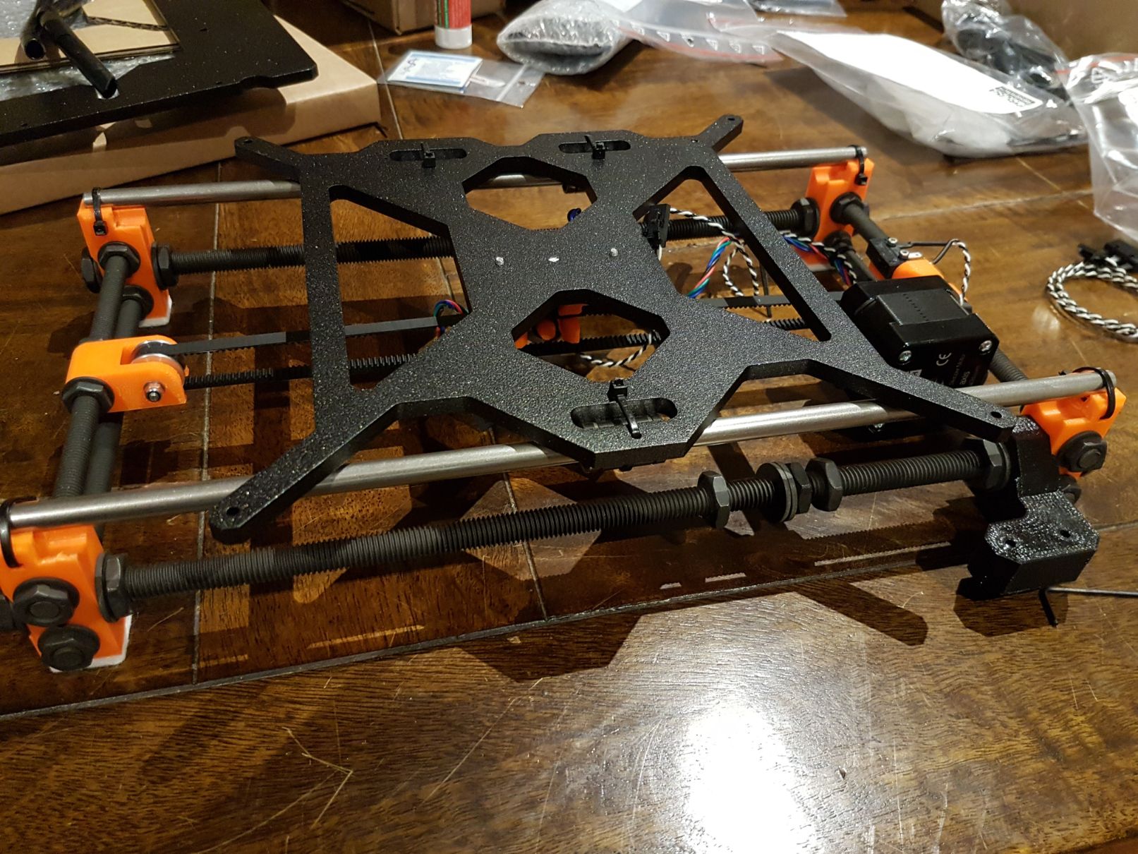 Y axis chain attached
