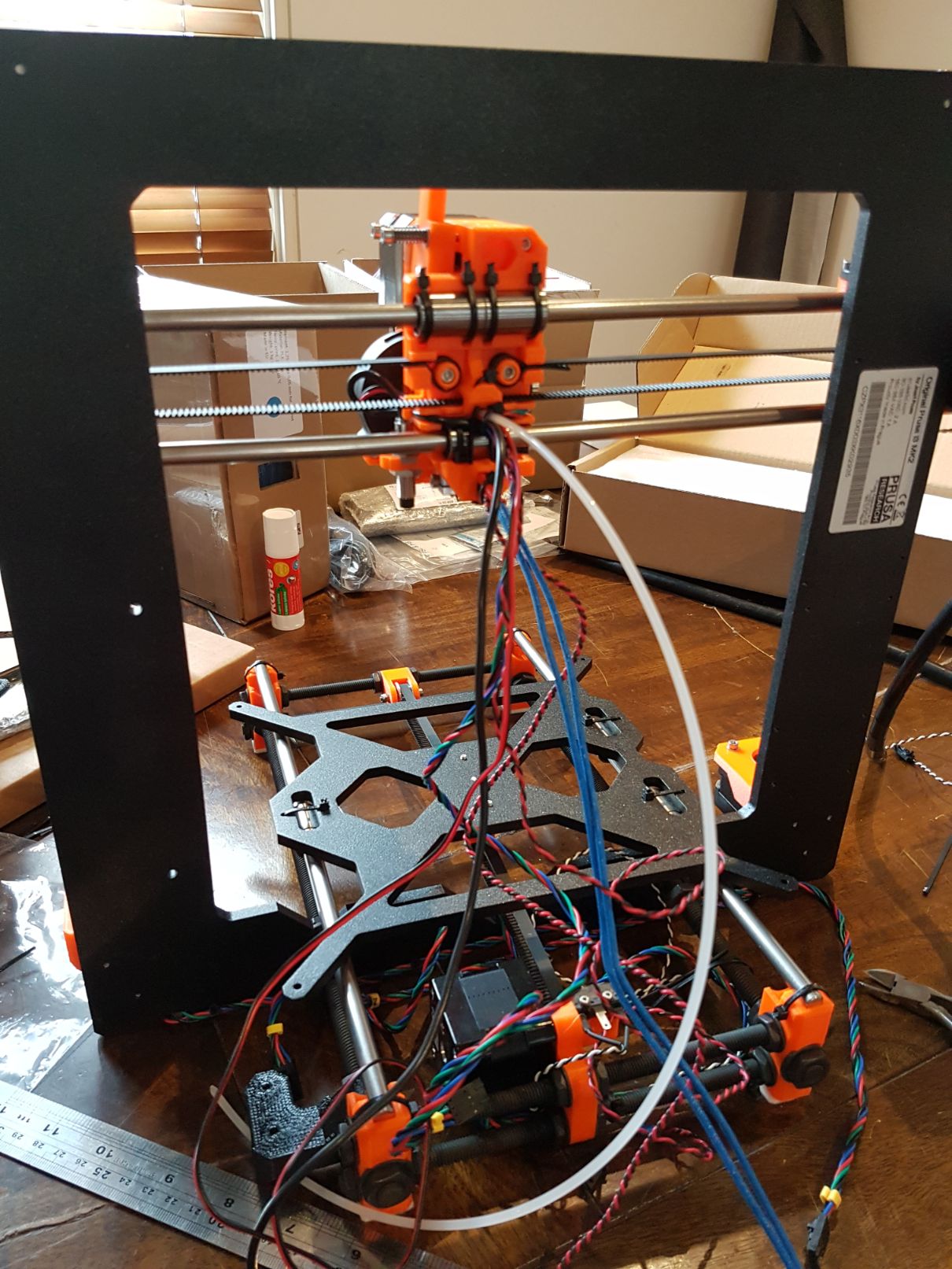 Extruder mounted