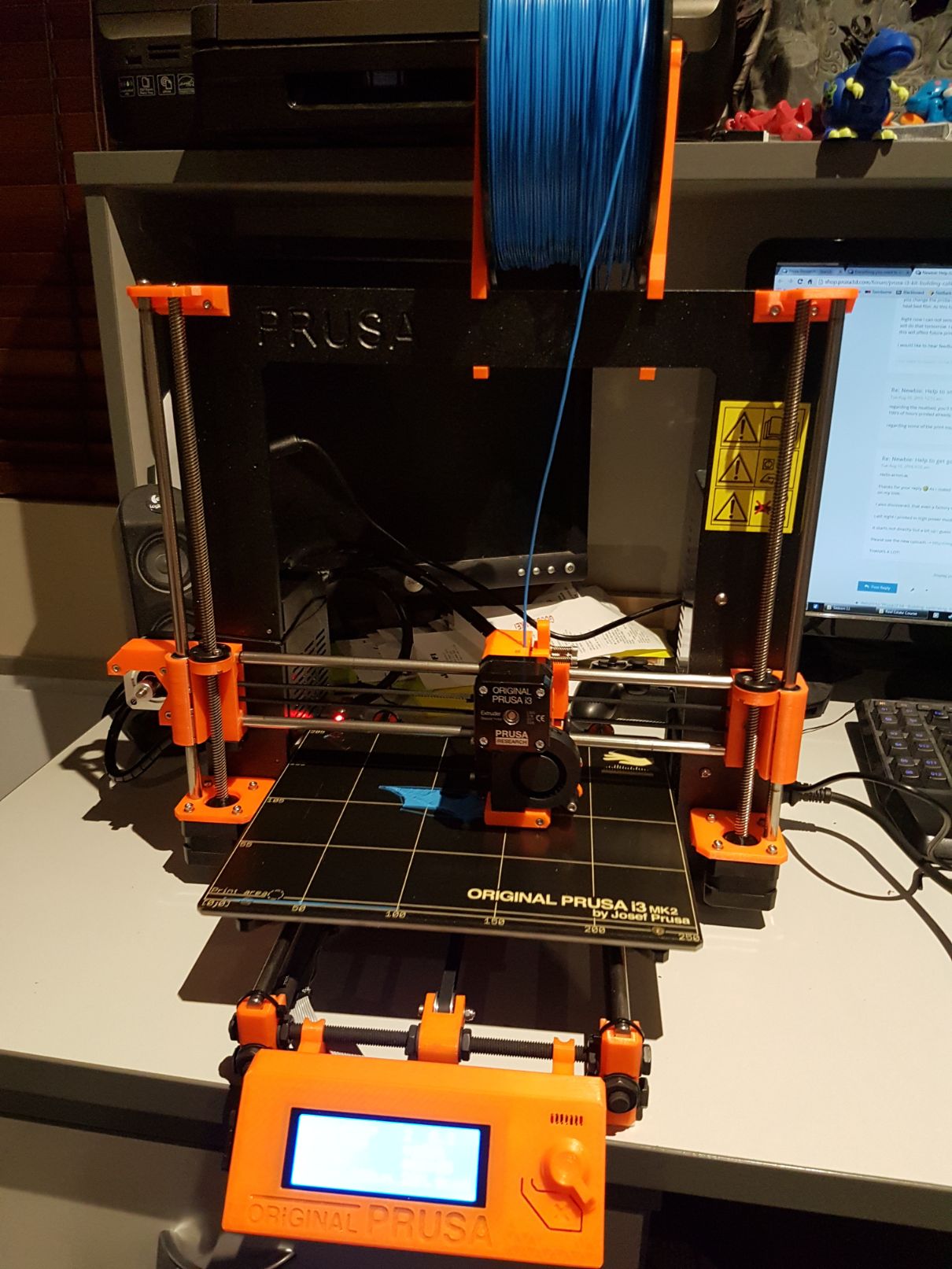 The first print!... failed