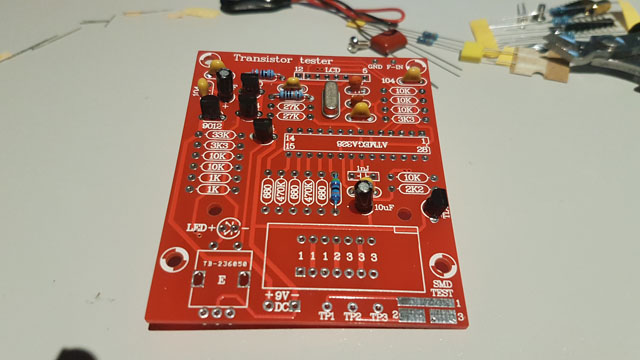 Soldering the board