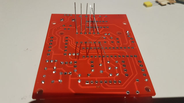 Soldering the board