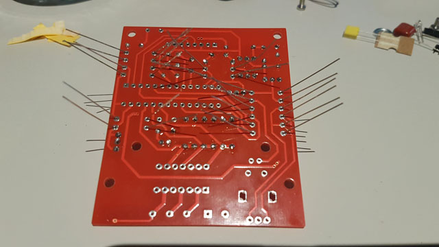Soldering the board