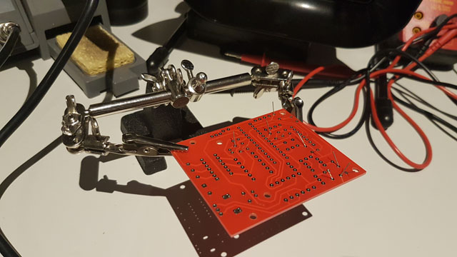 Soldering with my Helping Hands