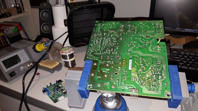 Soldering the fix
