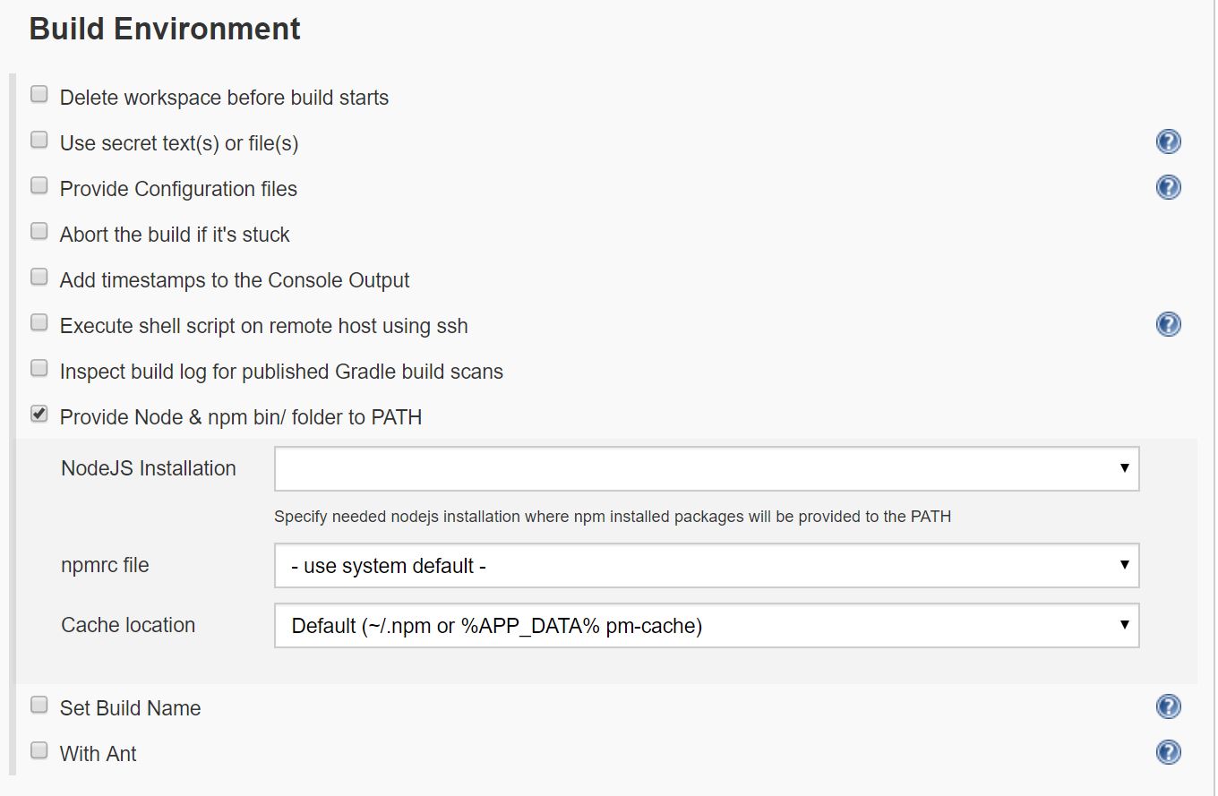 No NodeJS installation?