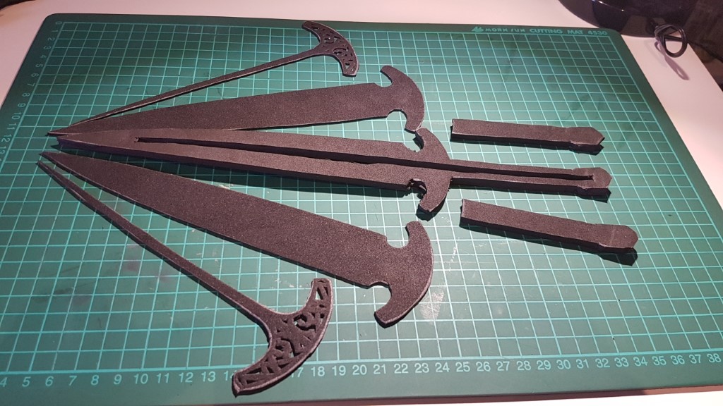 Skyrim dagger foam pieces