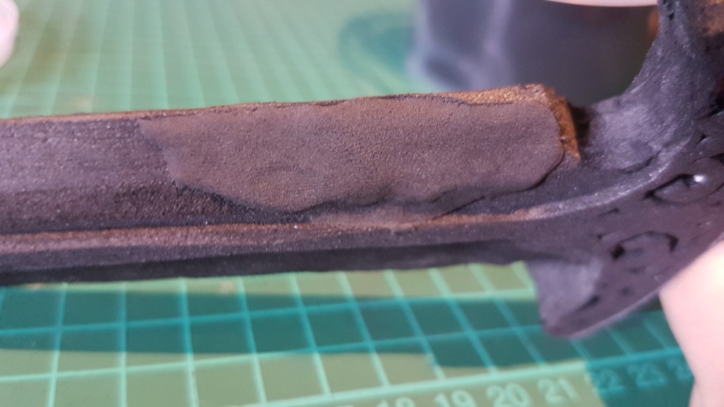 Adding foam clay as a fix